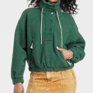 Womens Sherpa sweatshirt